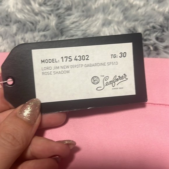 Pink Lord Jim Sailor Look Crop Jeans size 30 - Picture 8 of 11